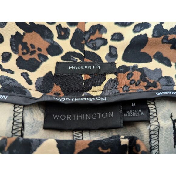 Worthington Modern Fit Crop Pants Sz 8 - Picture 8 of 12